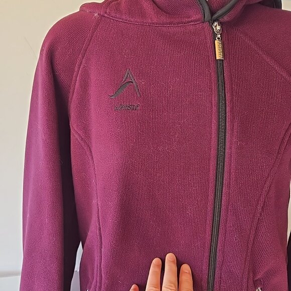 Arista Equestrian Fleece M Hoody sweater jacket full zip - Picture 4 of 7